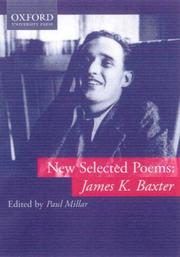 Cover of New selected poems by James K. Baxter