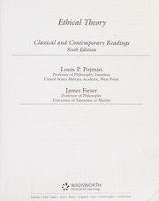 Front cover of Ethical theory by Louis P. Pojman