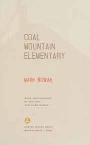 Cover of Coal mountain elementary by Mark Nowak