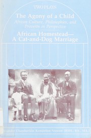 Front cover of The agony of a child by Alexander Chamberlain Kemjiritoo Nnwere