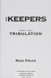 Front cover of The Keepers by Richard Friar