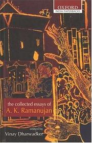 Front cover of The Collected Poems of A.K. Ramanujan by A. K. Ramanujan