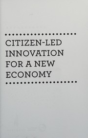 Front cover of Citizen-Led Innovation for a New Econohb by Gaventa Mathie