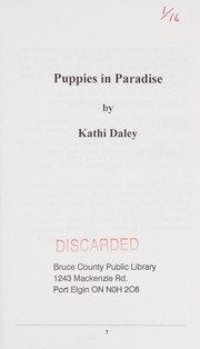 Front cover of Puppies in paradise by Kathi Daley