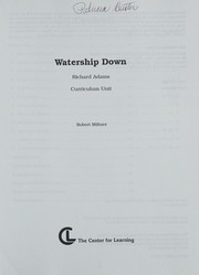 Cover of Watership Down (TAP instructional materials) by Robert Miltner