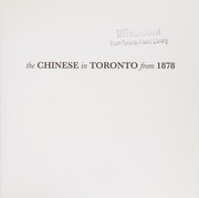 Front cover of The Chinese in Toronto from 1878 by Arlene Chan