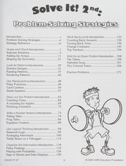 Cover of Solve it! 2nd by AIMS Education Foundation