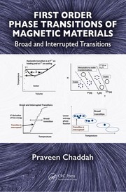 Front cover of First Order Phase Transitions of Magnetic Materials by Praveen Chaddah