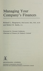 Front cover of Managing your company's finances by Richard L. Hargreaves