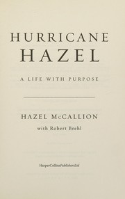 Cover of Hurricane Hazel by Hazel McCallion