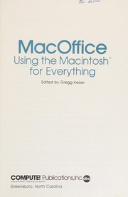 Cover of MacOffice by Gregg Keizer