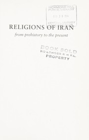 Cover of Religions of Iran by Richard Foltz