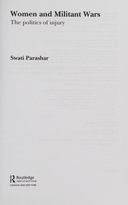 Front cover of Women and Militant Wars by Swati Parashar