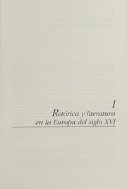 Cover of Retorica y literatura en el siglo XVI by Alfonso Martin Jimenez