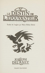 Front cover of Le destin de l'épouvanteur by Joseph Delaney
