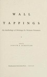 Cover of Wall tappings by Judith A. Scheffler