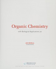 Front cover of Organic chemistry with biological applications by John E. McMurry