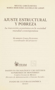 Front cover of Ajuste estructural y pobreza by Humberto Garza Elizondo