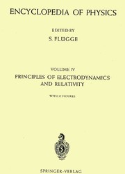 Front cover of Prinzipien der Elektrodynamik und Relativitätstheorie / Principles of Electrodynamics and Relativity by Unknown