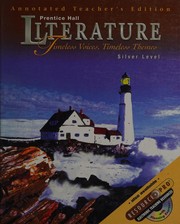 Front cover of Prentice Hall Literature--Timeless Voices, Timeless Themes--Silver by Heidi Hayes Jacobs