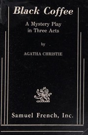 Front cover of Black Coffee [play] by Agatha Christie