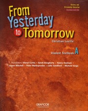 Front cover of From yesterday to tomorrow by Christian Laville