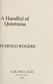 Front cover of A handful of quietness by Harold Rogers