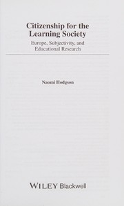 Front cover of Citizenship for the Learning Society by Naomi Hodgson