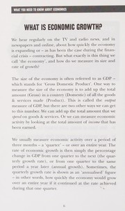 Front cover of What you need to know about economics by George Buckley