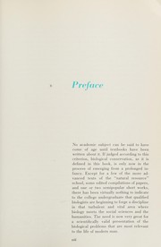 Cover of Biological conservation by David W. Ehrenfeld