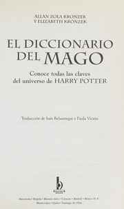 Front cover of El diccionario del mago by Allan Zola