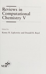 Cover of Reviews in Computational Chemistry V (Reviews in Computational Chemistry) by Donald B. Boyd