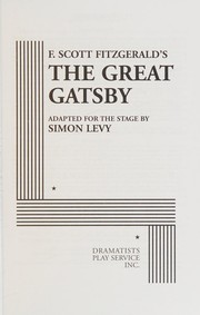 Front cover of F. Scott Fitzgerald's The great Gatsby by Simon Levy
