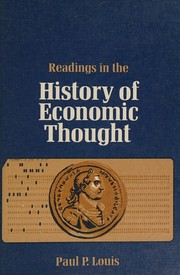 Front cover of Readings in the history of economic thought by Paul P. Louis