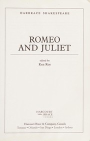 Front cover of Romeo and Juliet by Ken Roy