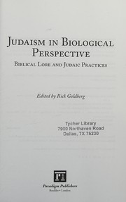 Front cover of Judaism in biological perspective by Rick Goldberg