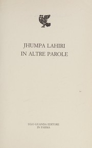 Cover of In Other Words by Jhumpa Lahiri