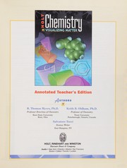 Front cover of Holt Chemistry Visualizing Matter Teacher's Edition (Technology edition) by Oldham, Tocci Myers