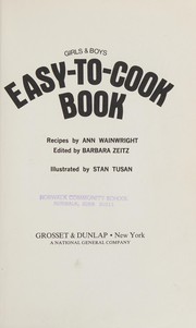 Front cover of Easy To Cook Book Gb by A. Wainwright
