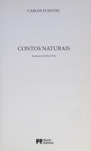 Front cover of Contos Naturais by Carlos Fuentes
