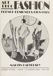 Cover of Art deco fashion by Martin Battersby