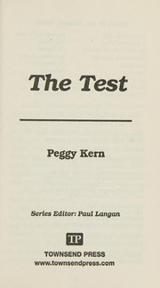 Cover of The test by Peggy Kern