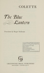 Cover of Fanal bleu by Colette