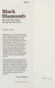 Cover of Black Diamonds by John Holway