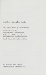 Front cover of Another handful of stories by Roslyn Rosen