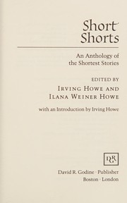 Front cover of Short shorts by Irving Howe