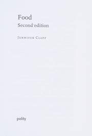 Cover of Food by Jennifer Clapp