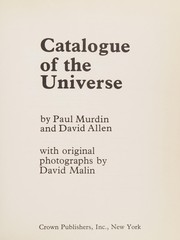 Front cover of Catalogue of the universe by Paul Murdin