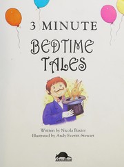 Cover of 3 minute bedtime tales by Nicola Baxter
