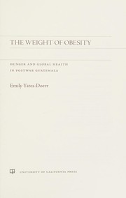 Front cover of Weight of Obesity by Emily Yates-Doerr